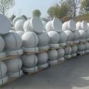 株洲 白麻花岗岩石材圆球，石球，挡车球，隔离球，景观石球，风水球等