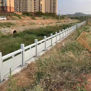 株洲 白麻河道栏杆效果展示图