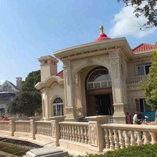 株洲 黄金麻花岗岩欧式别墅