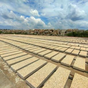 株洲 黄金麻荔枝面花岗岩石材地铺石防护中