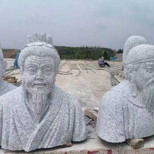 株洲 白麻花岗岩石材人物立体雕刻