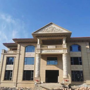 株洲 黄金麻花岗岩别墅外墙干挂