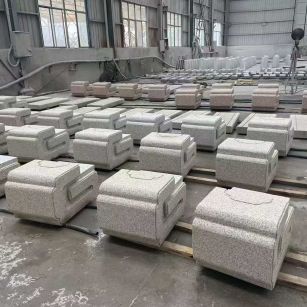 株洲 白麻花岗岩异形加工-石凳，坐凳