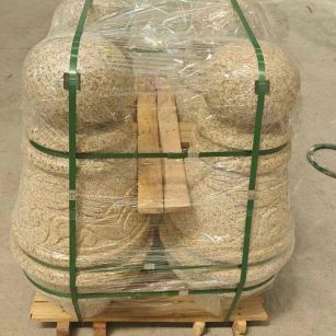 株洲 黄金麻异形定制雕花——棒棒糖挡车柱