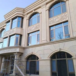 株洲 黄金麻花岗岩别墅外墙干挂