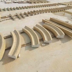 株洲 黄金麻花岗岩别墅线条