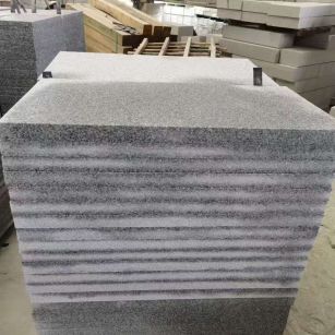 株洲 芝麻白5公分火烧地铺成品，900*400，规格可定制