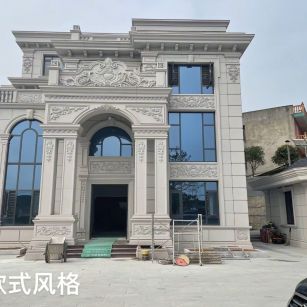 株洲 白麻花岗岩别墅外墙干挂