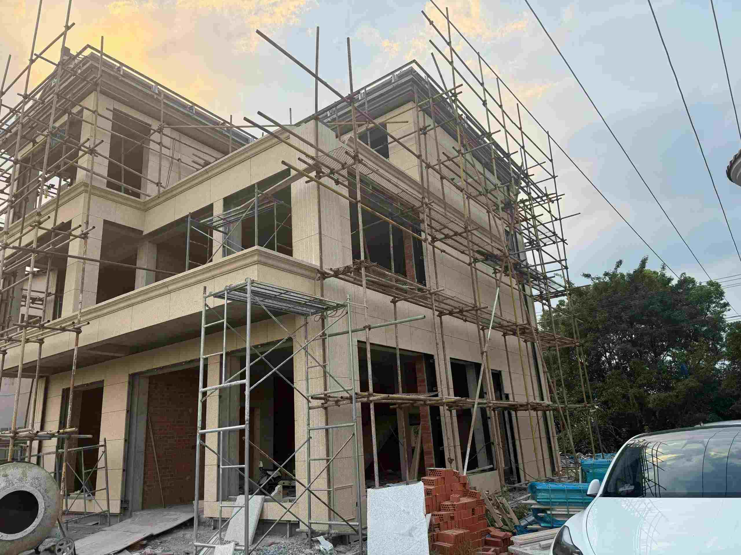 株洲 黄金麻荔枝面花岗岩外墙干挂