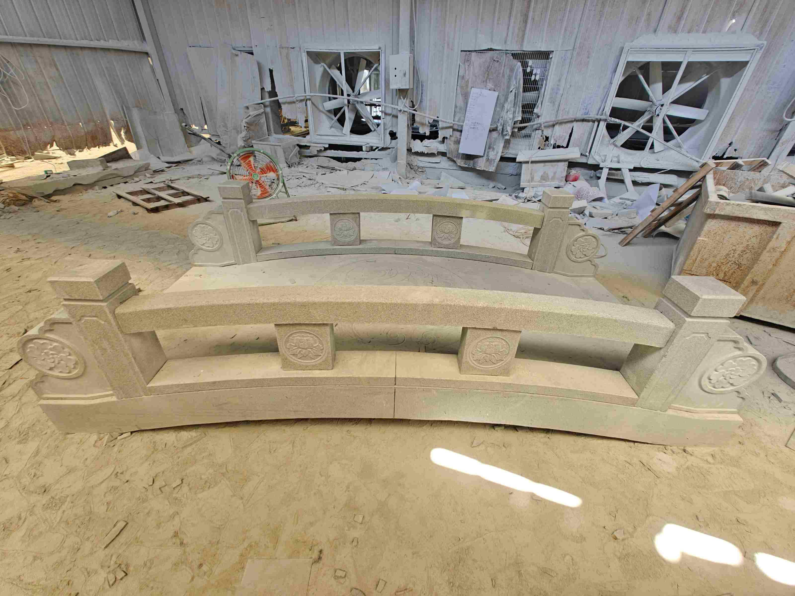 株洲 芝麻灰花岗岩异形加工-拱桥，石桥