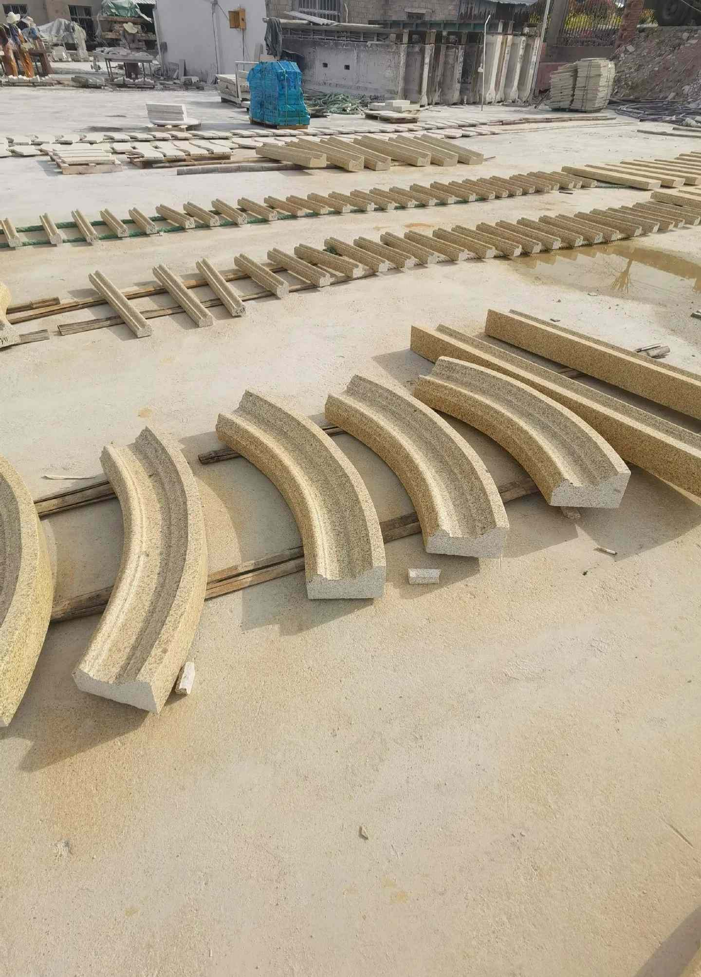 株洲 黄金麻花岗岩别墅线条